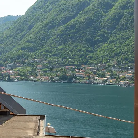 Daire *holiday Home* W/patio & Fireplace + Lake View Pognana Lario