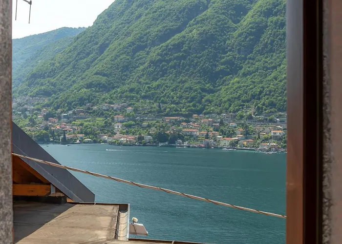 Apartment *holiday Home* W/patio & Fireplace + Lake View Pognana Lario